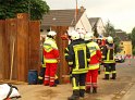 Hilfe Person in Baugrube gestuerzt Koeln Brueck Koenigsforststr P072